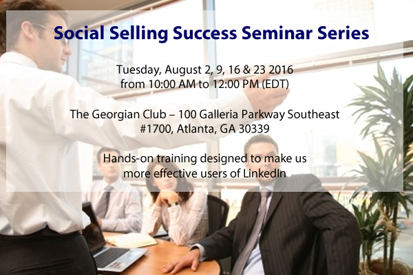 Social Selling Success Seminar Series